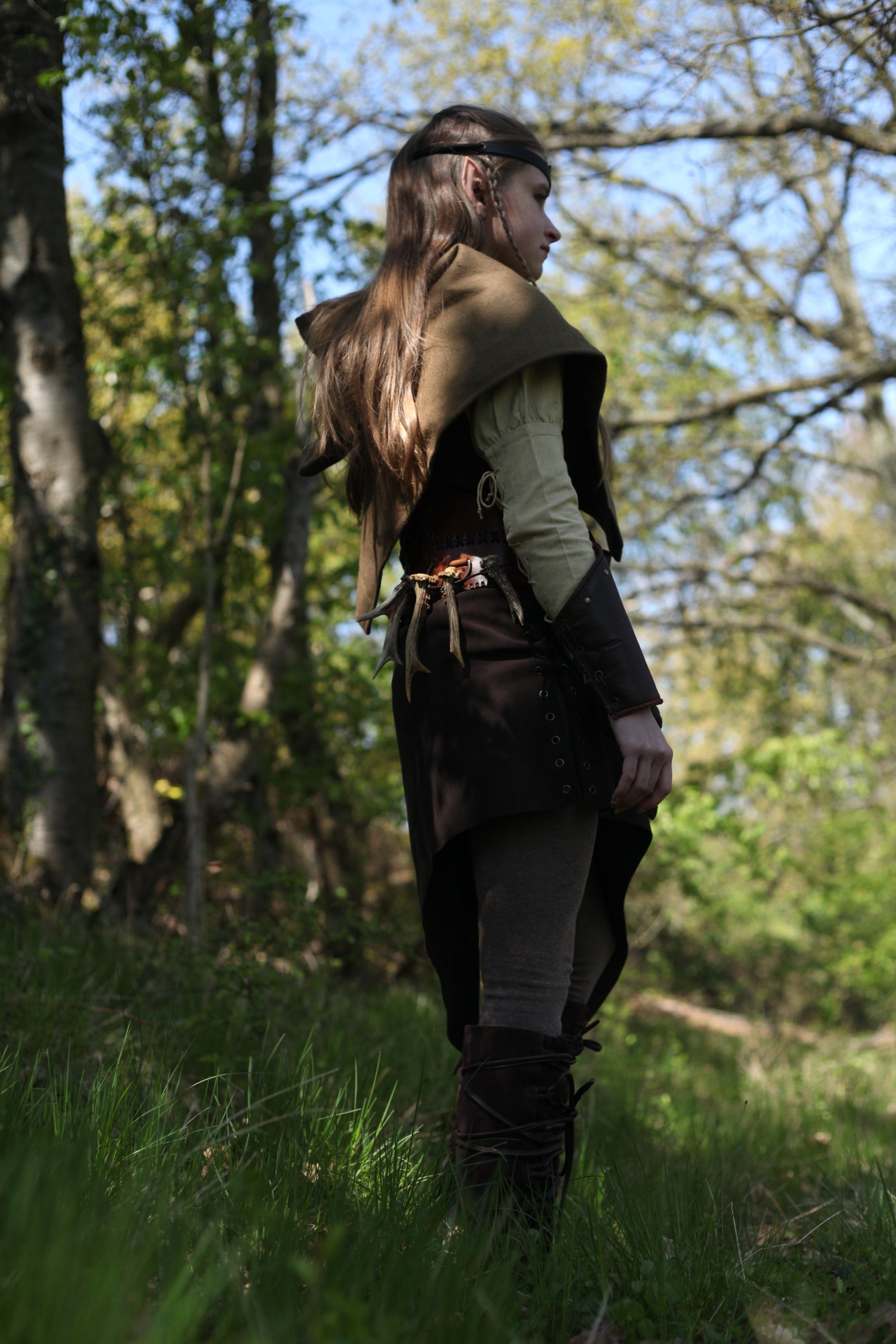 Woll-Gugel Bjorn Herbstgrün