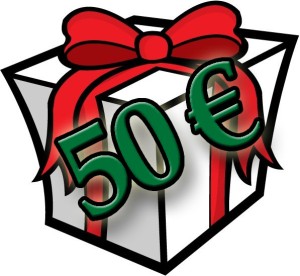 Gift voucher, value €50