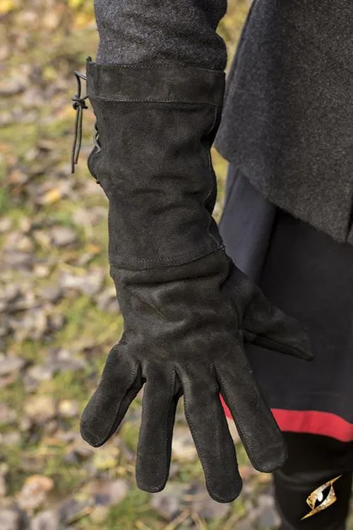 Lederhandschuhe schwarz