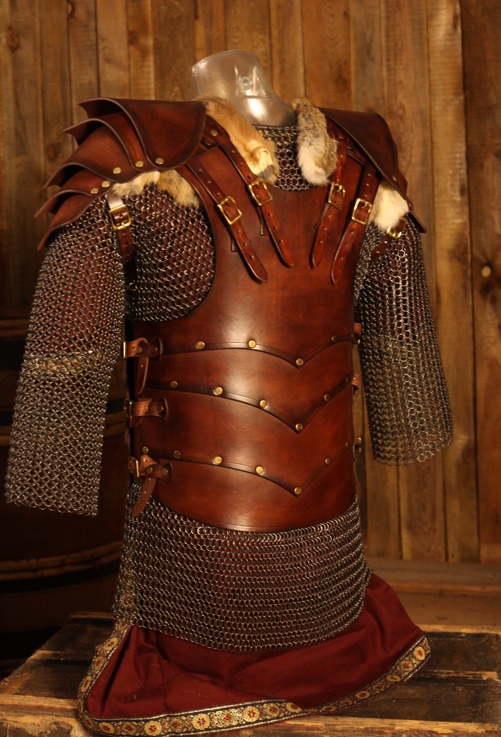 LARP Lederrüstung Draco Bausatz DIY