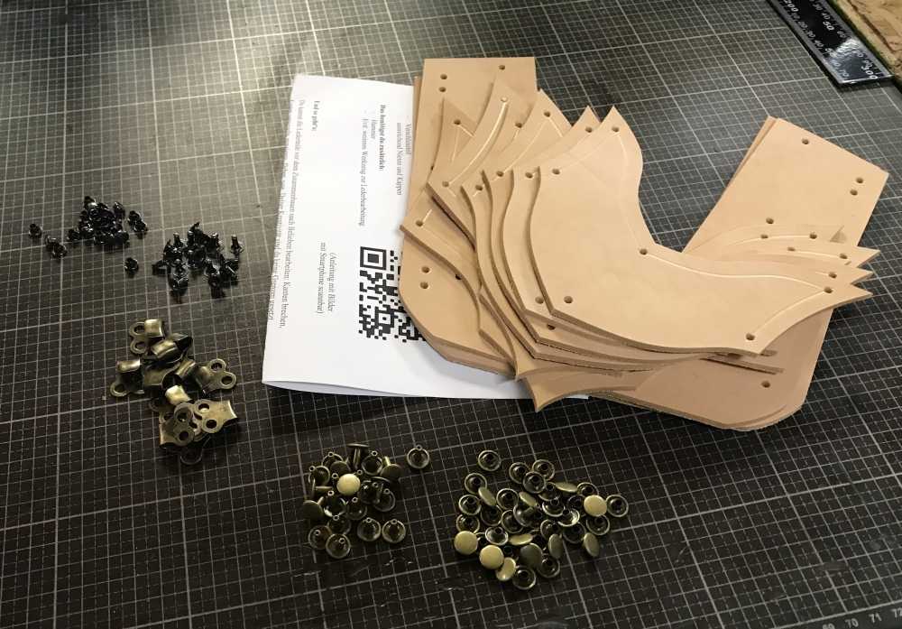 LARP Armschienen Draco DIY Bausatz