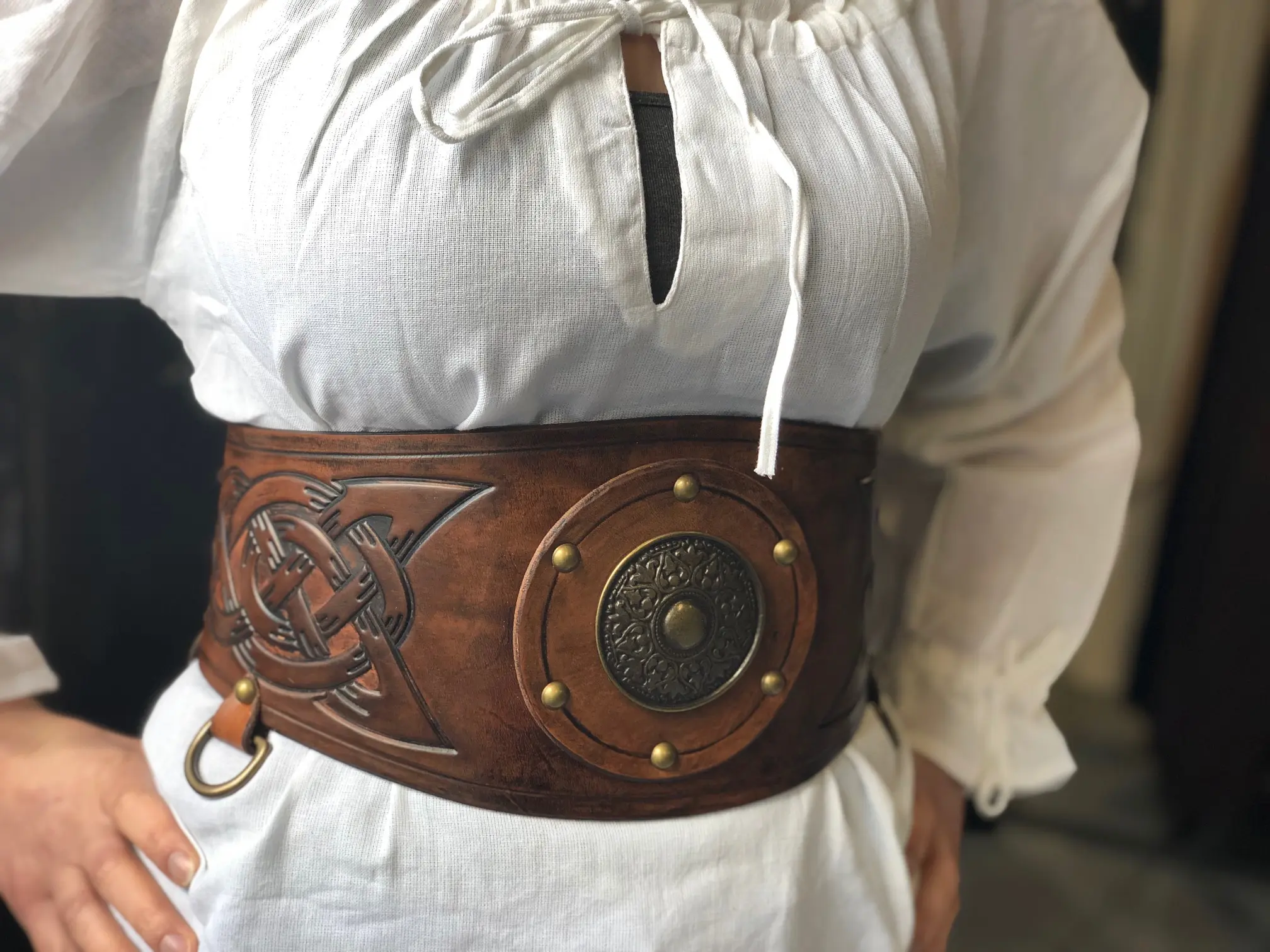 Wikingerbreitgürtel für Damen Tora 15cm