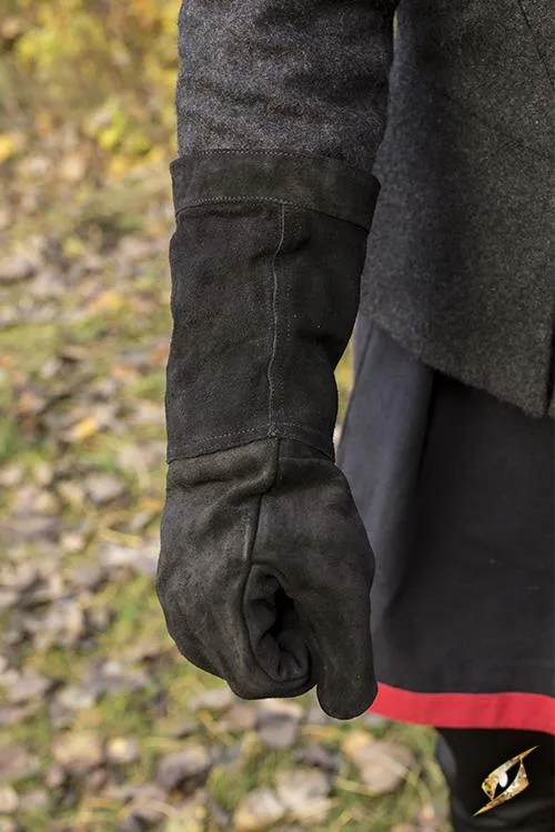 Lederhandschuhe schwarz