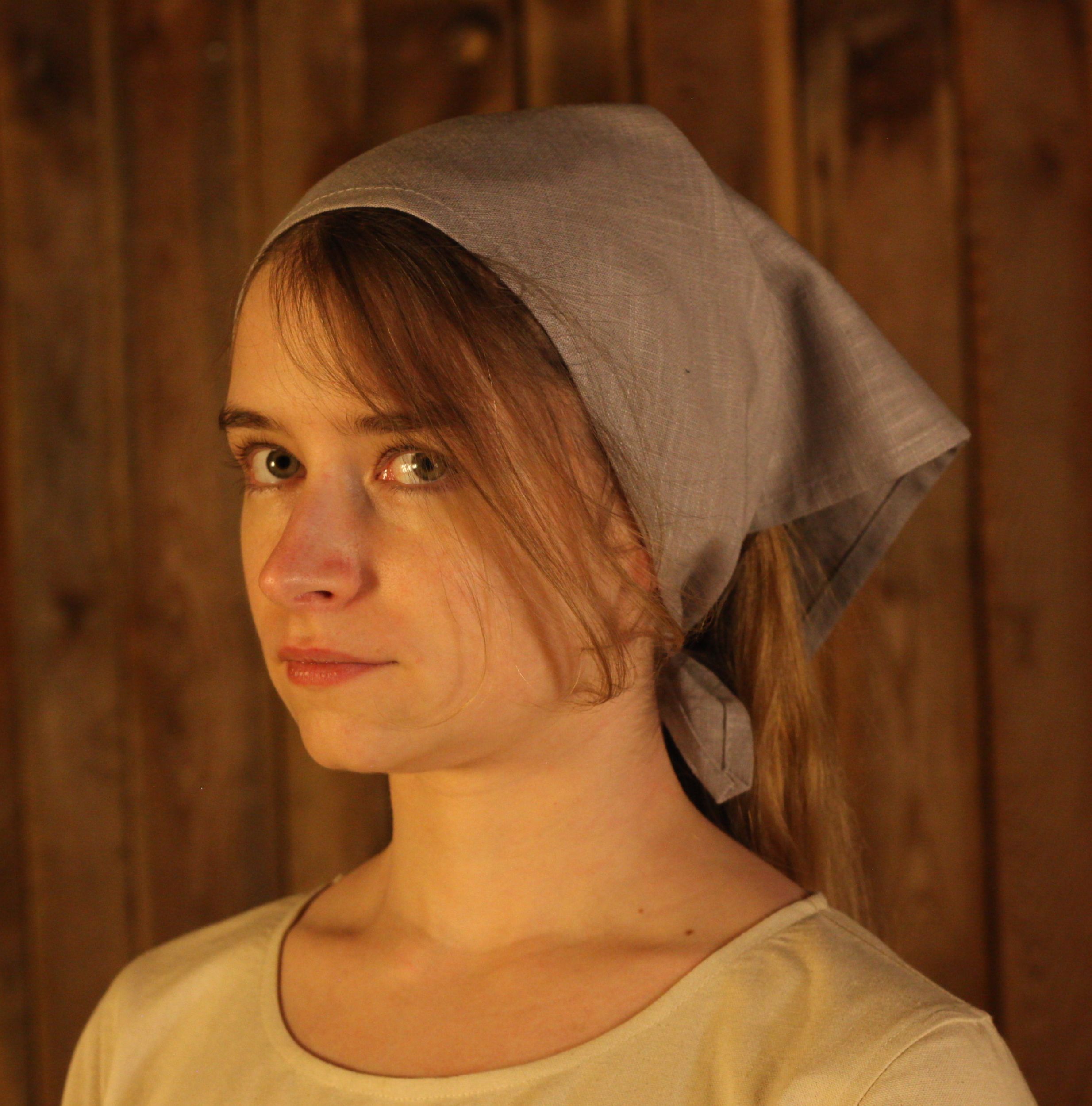 Dreieckstuch aus Leinen