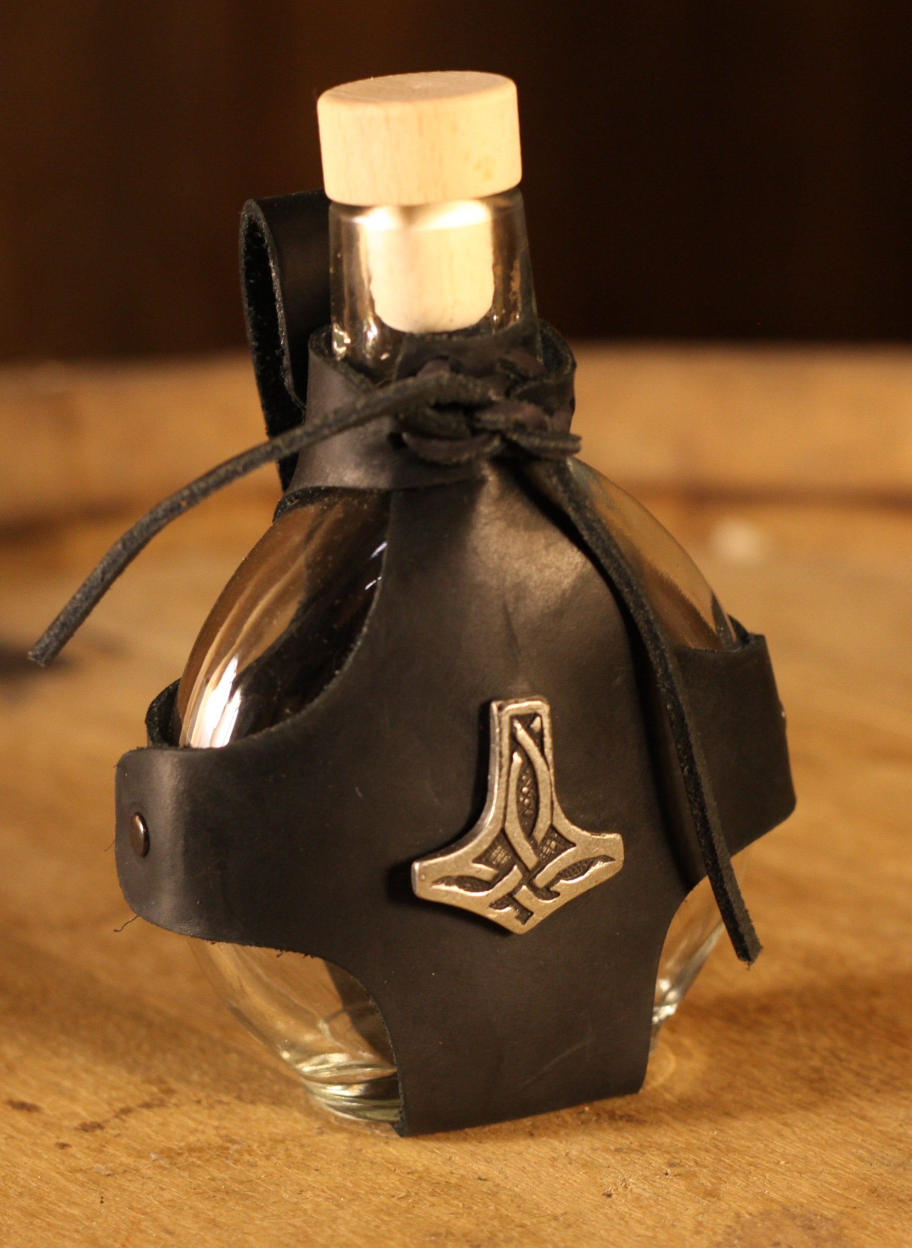 Flachmann mit Halter, 200ml, Thorshammer