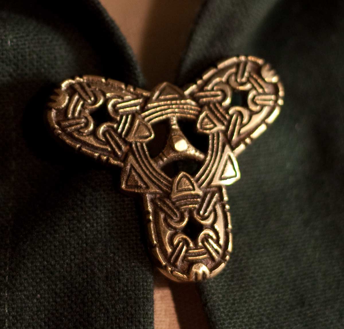 Wikinger-Fibel Kleeblatt