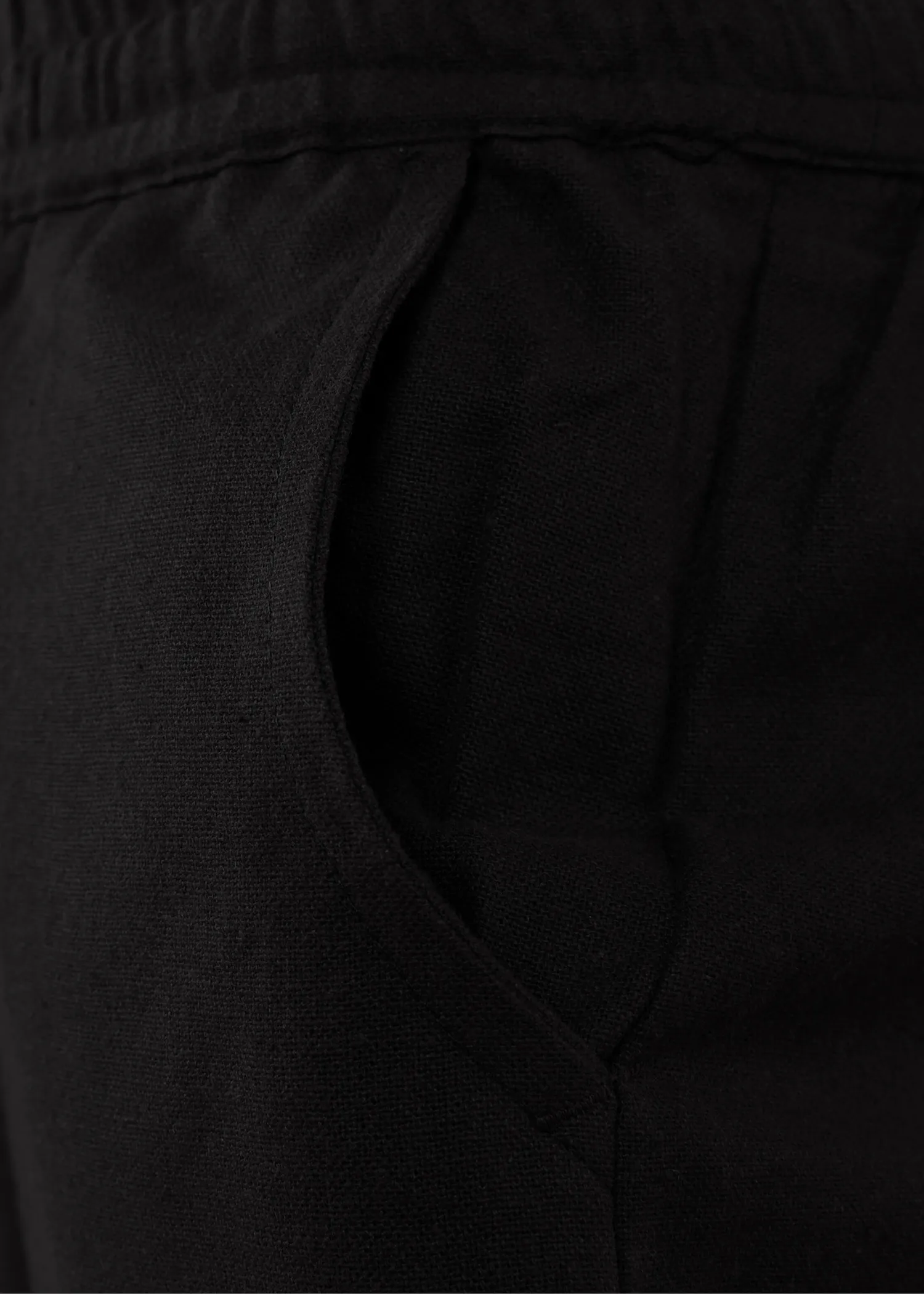 Weite Mittelalterliche Kinderhose Thore, schwarz