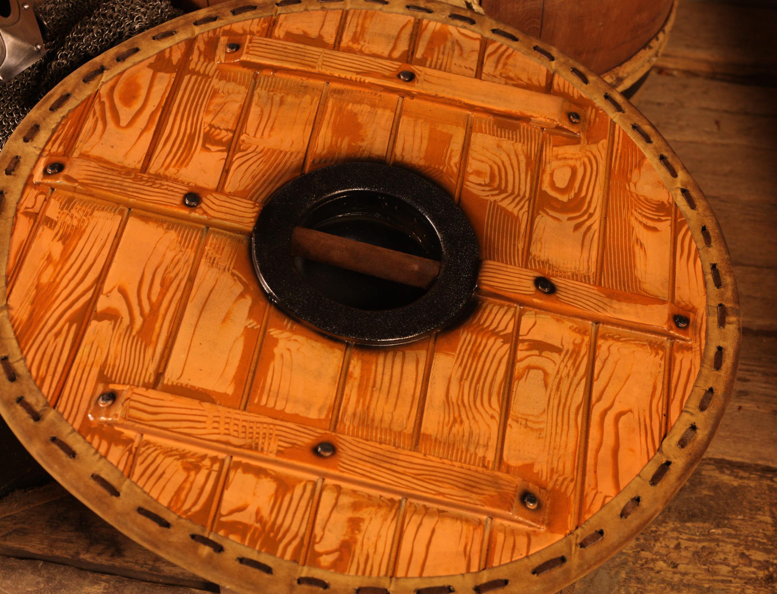 Thegn Schild blau/weiß 80cm