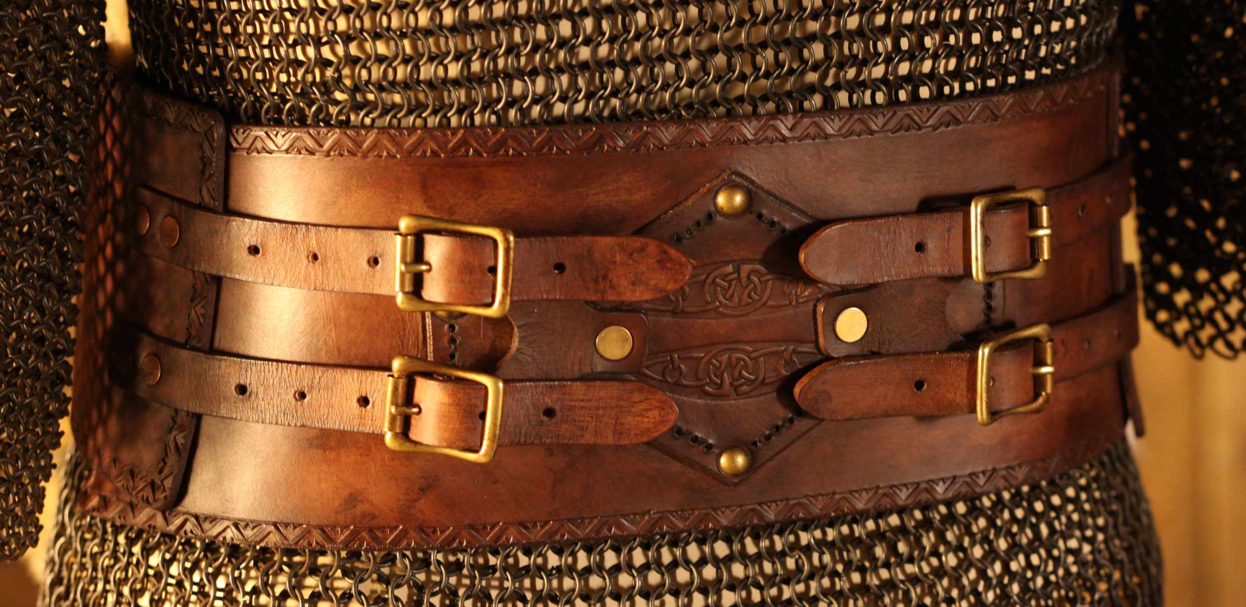 LARP Ledergürtel Clan Chief