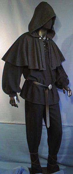 Gugel mit runder Kapuze