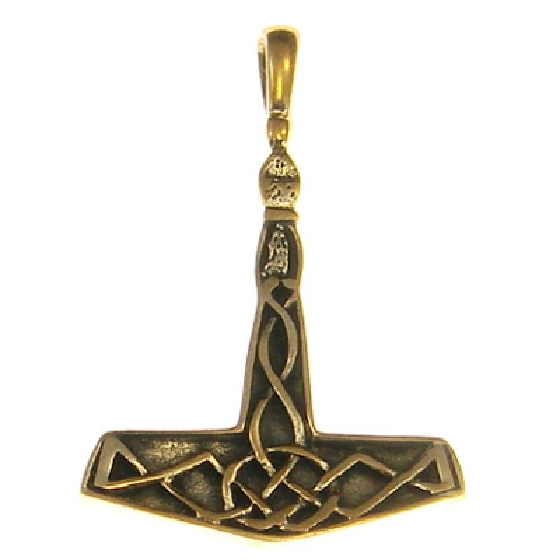 Bronzeanhänger Thorshammer schmal