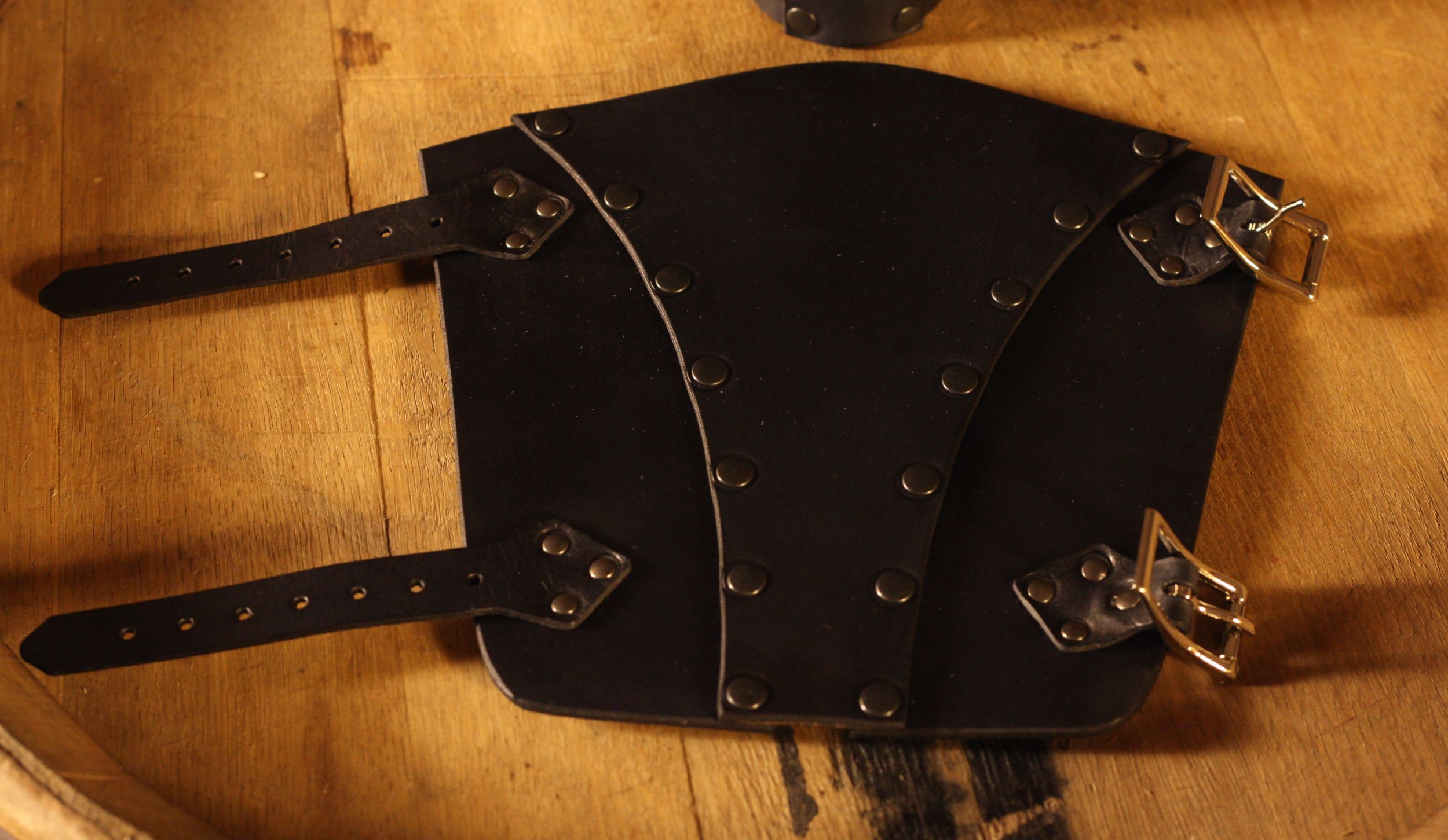 LARP Lederarmschienen Söldner