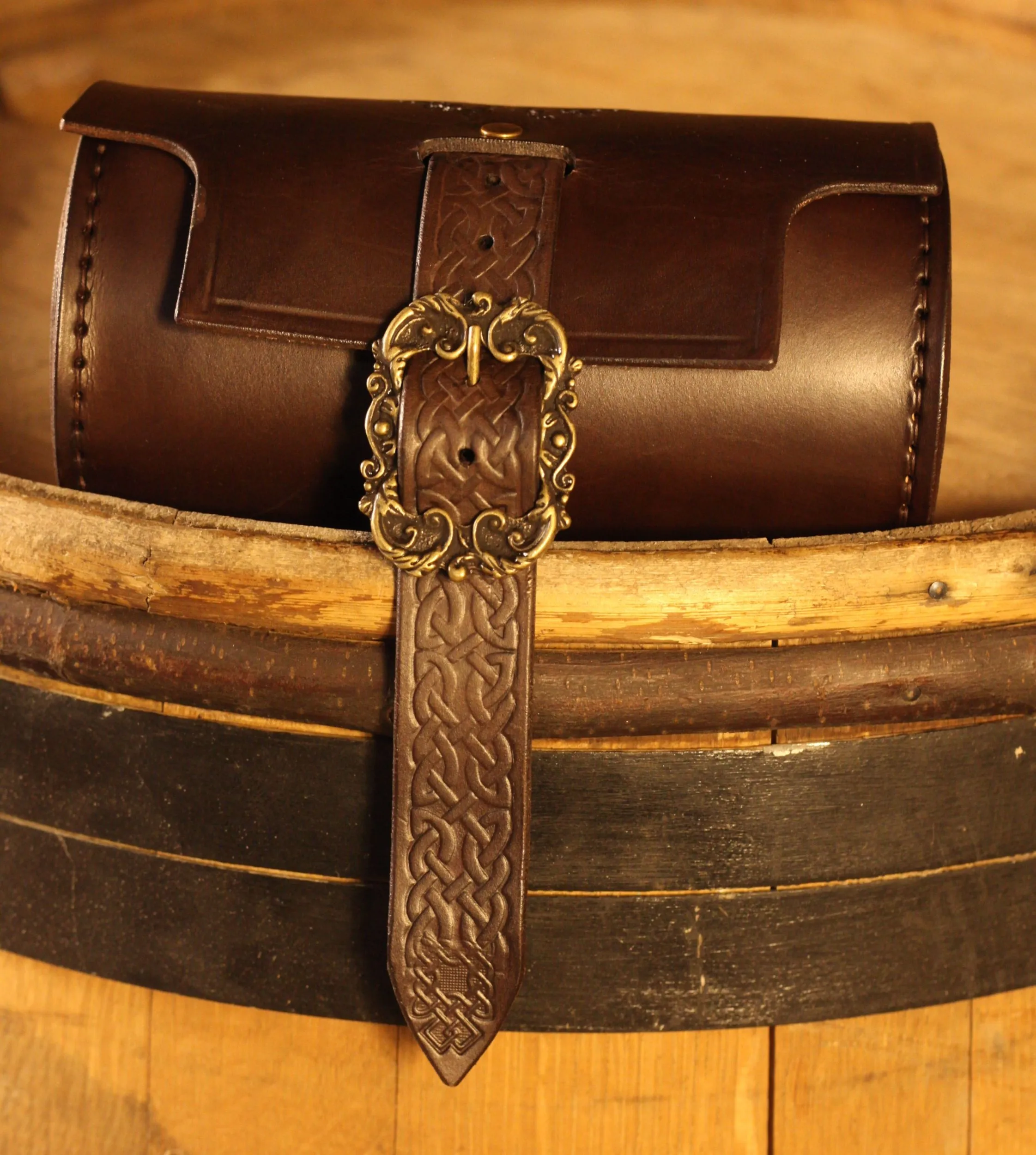 Fass-Tasche braun