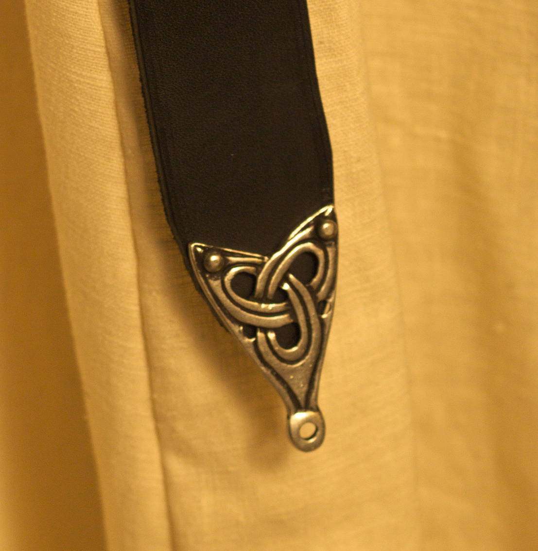 Mittelalter Langgürtel mit Ende 4cm