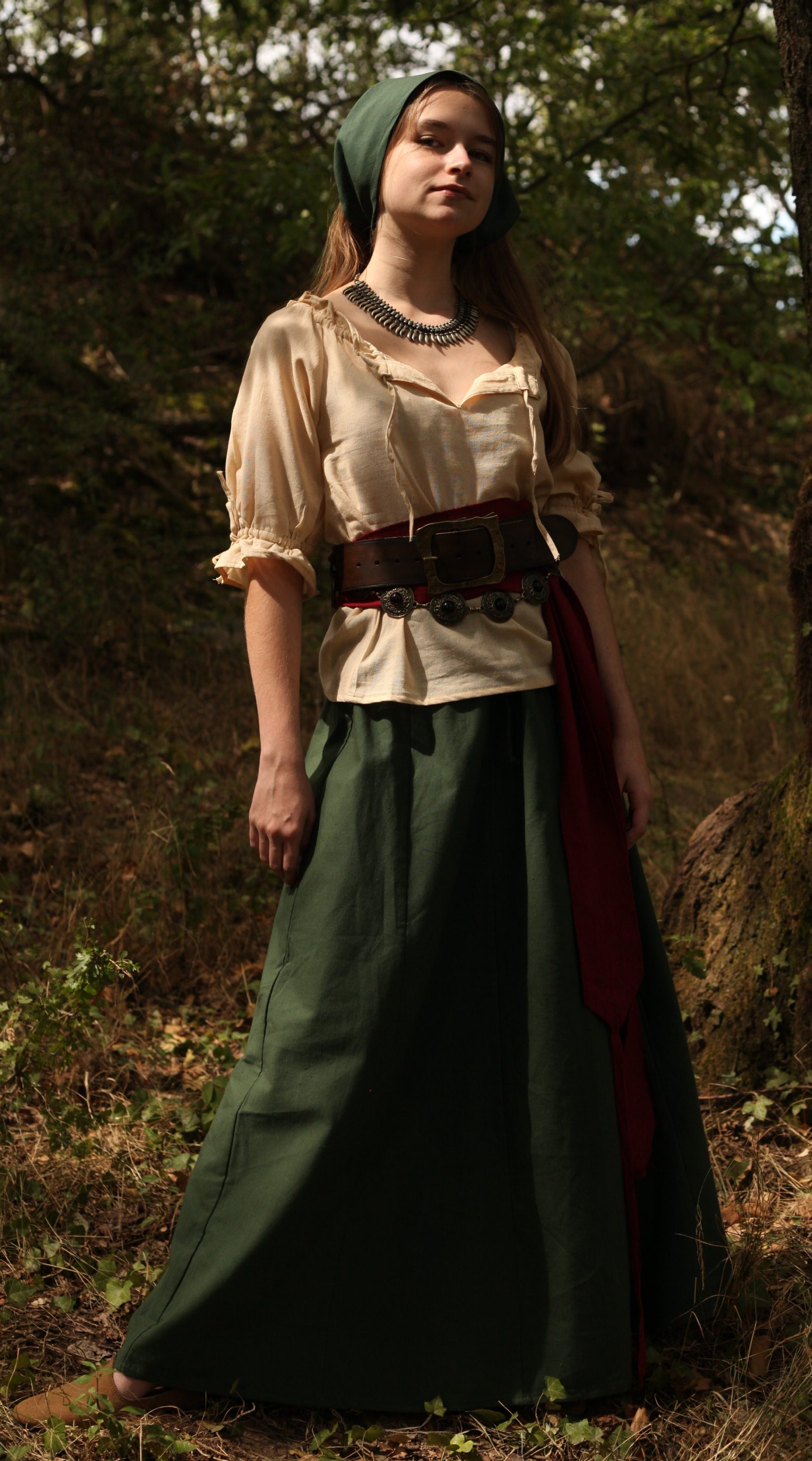 Mittelalterbluse, kurze Ärmel