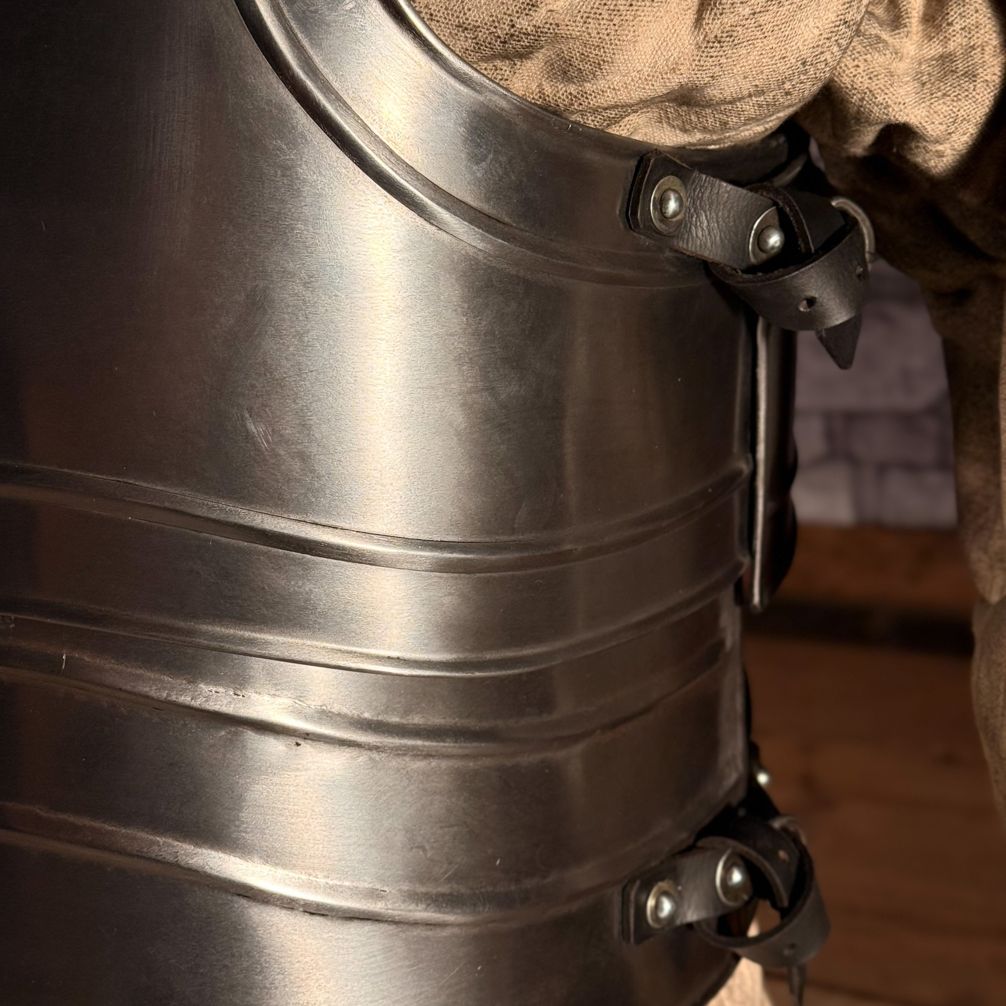 Mittelalterliche Plattenrüstung, poliert, 1,2mm