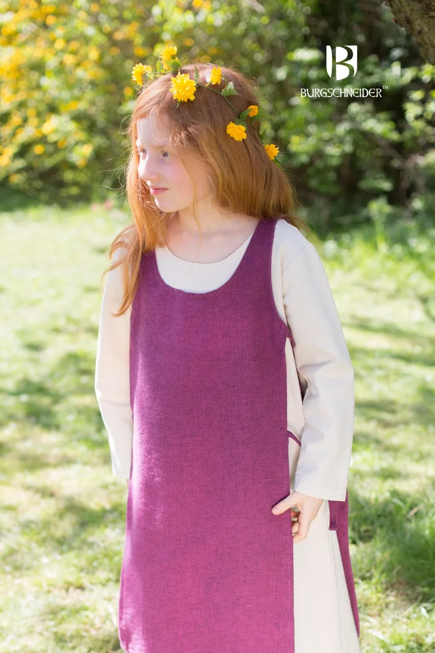 Kinderüberkleid Ylva Flieder