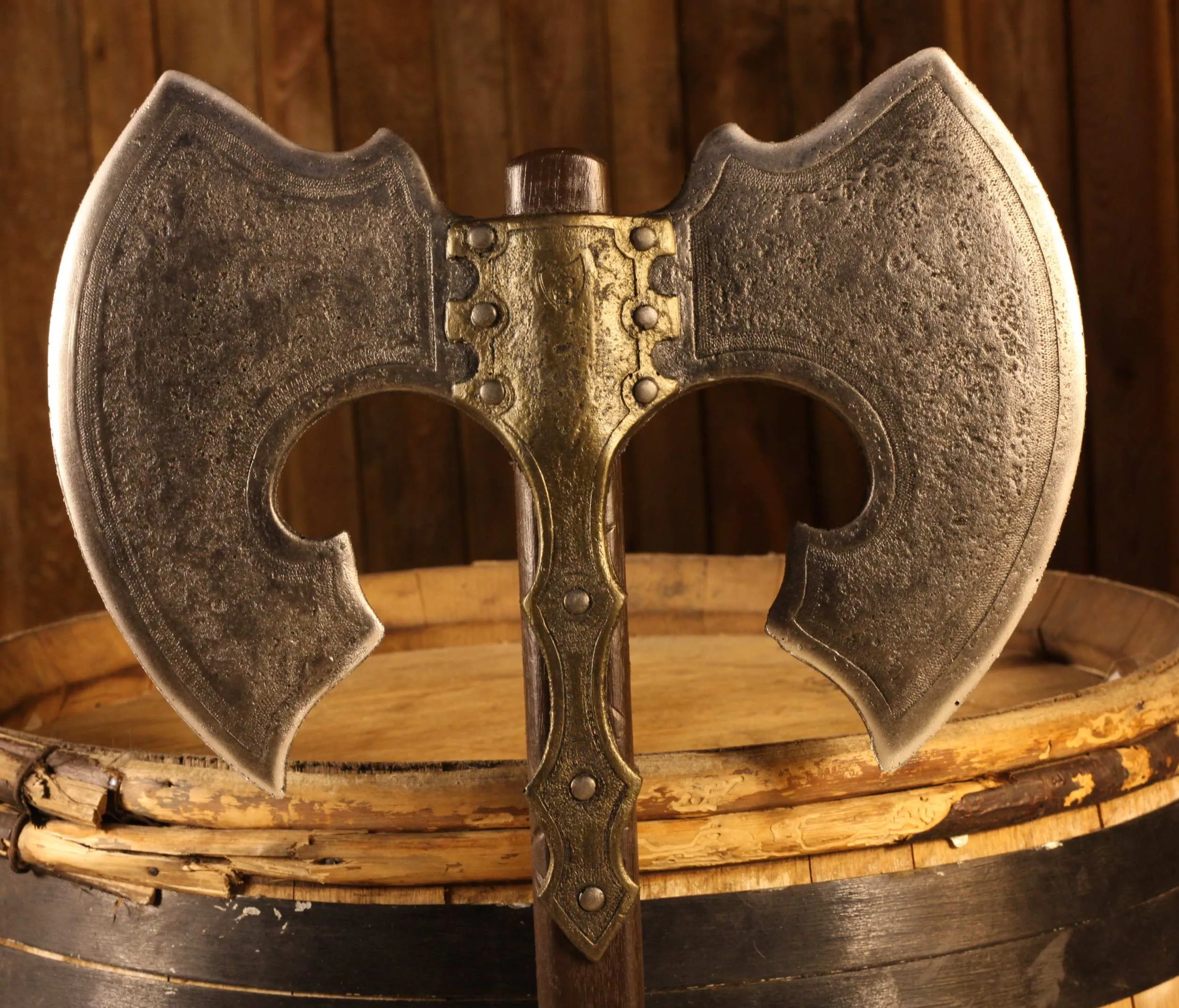 Doppelkopfaxt Zweihänder 108cm
