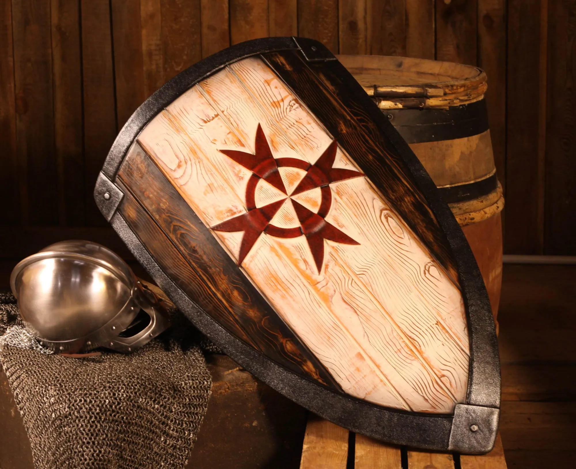 Tempelritter Schild 90x60cm