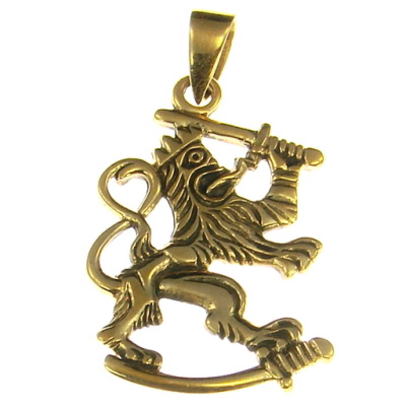 Bronzeanhänger Löwe