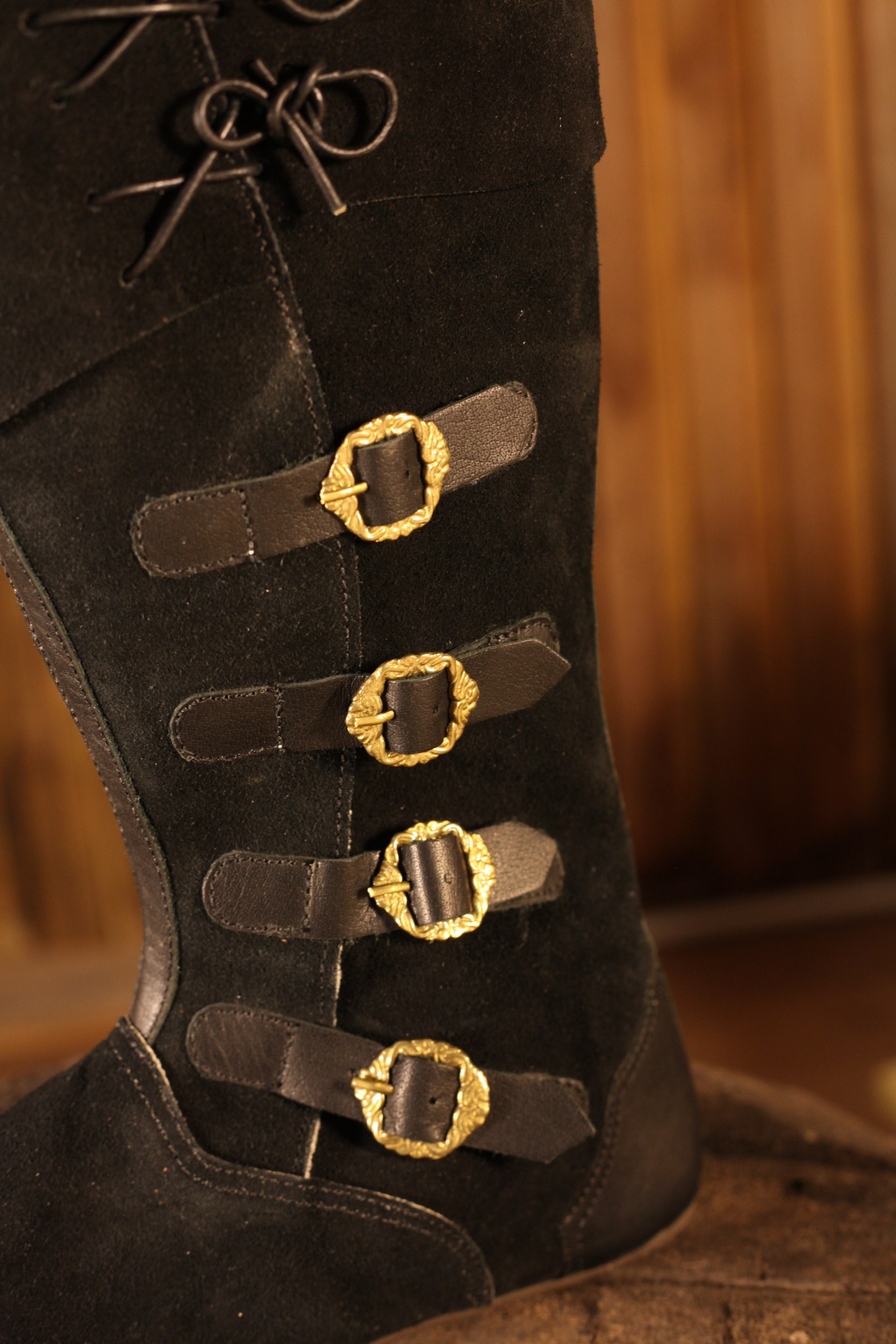 Mittelalterstiefel Sewolt schwarz