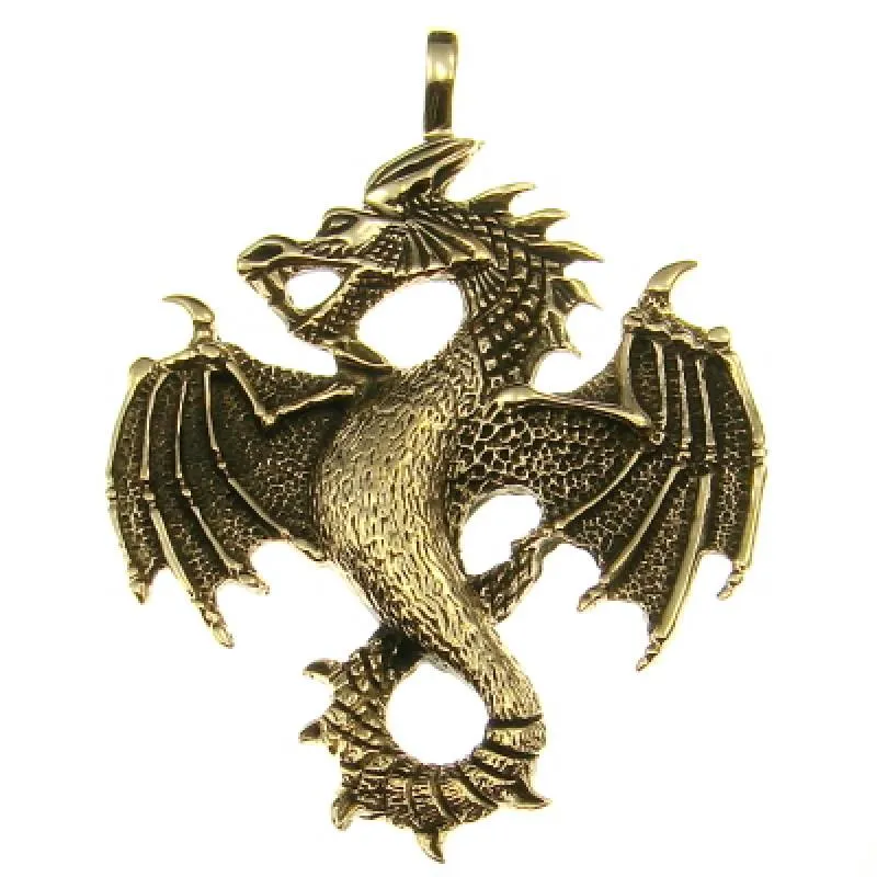 Bronzeanhänger Drache