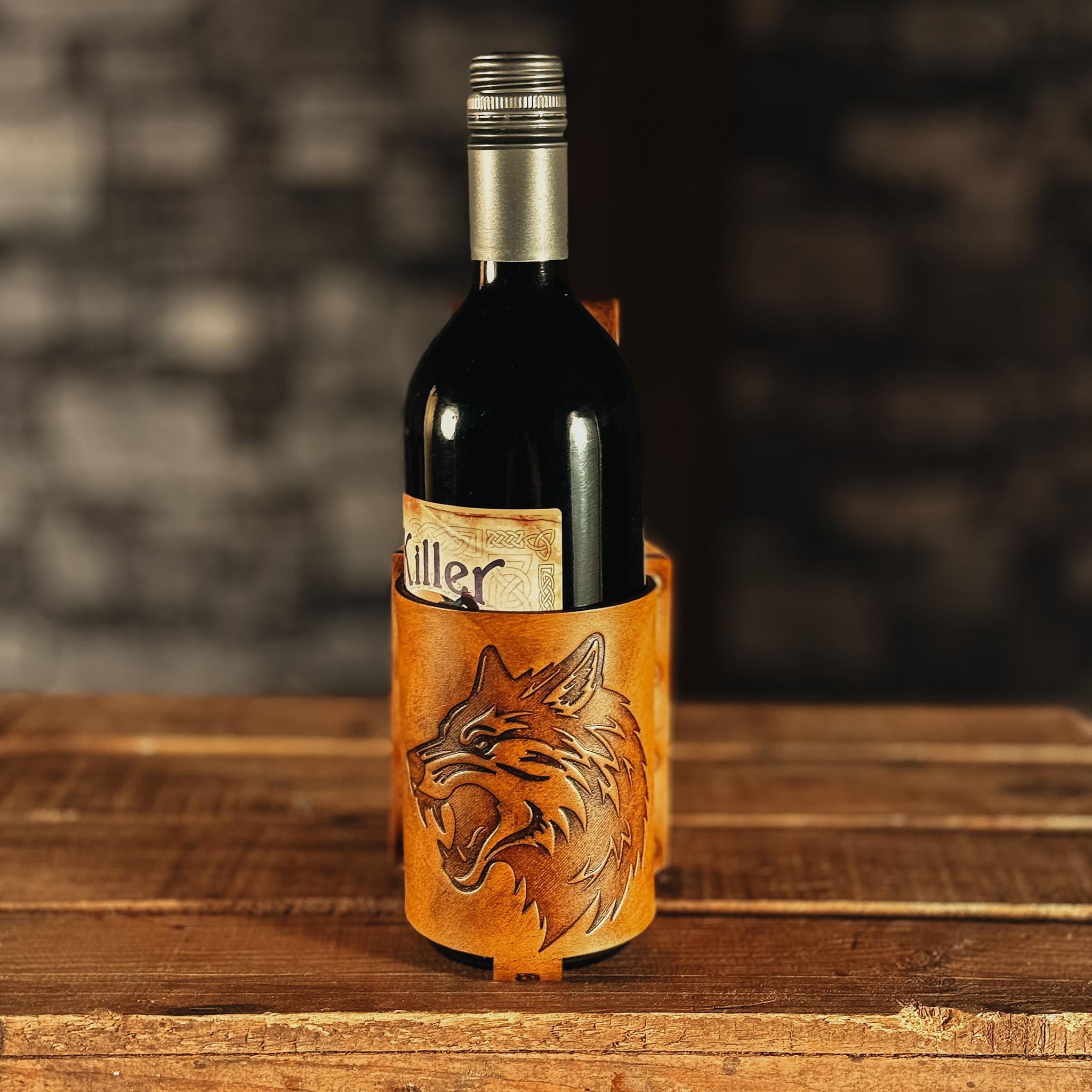 BecherBoss Getränkehalter fletschender Wolf