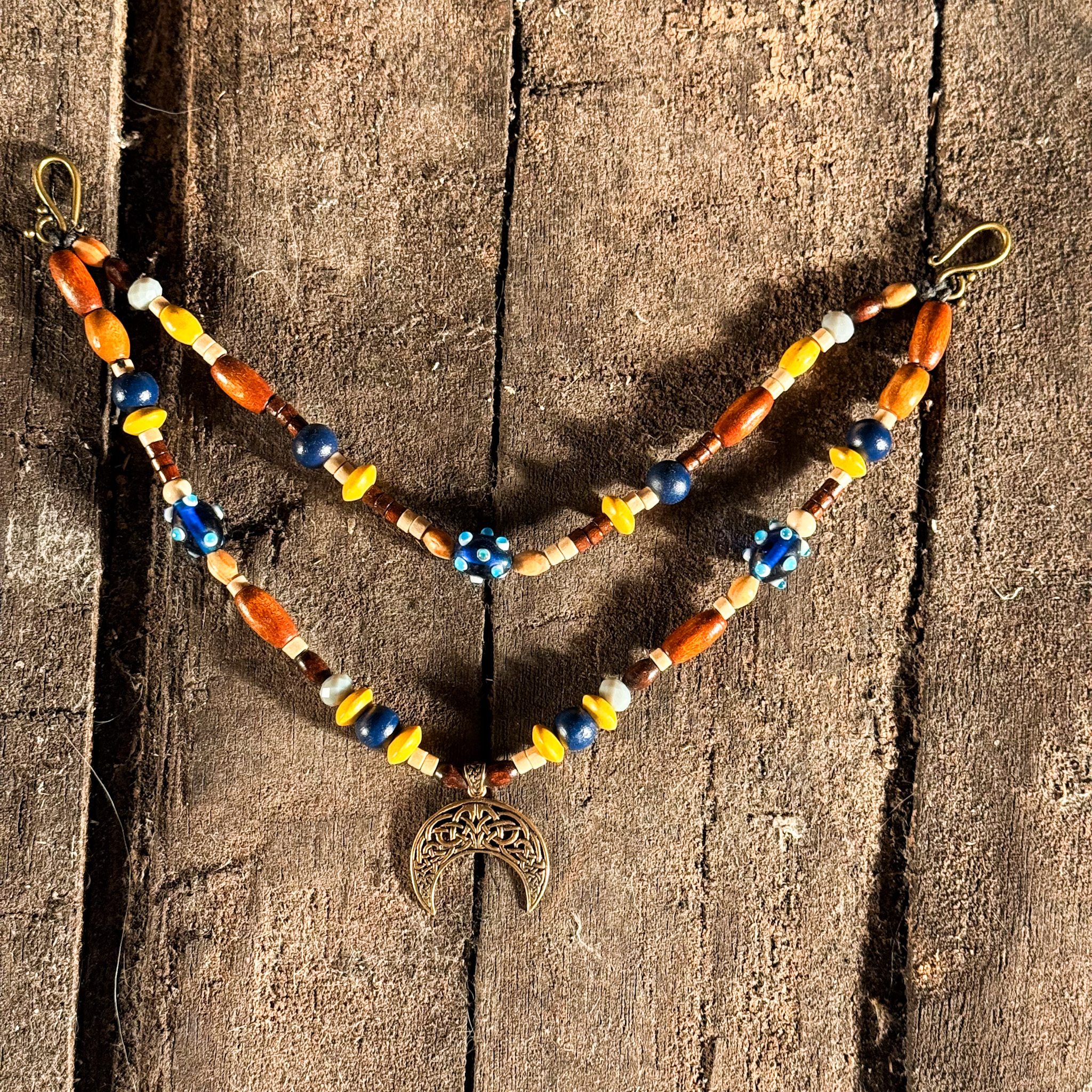 Fibelkette im Wikingerstil mit Lunula