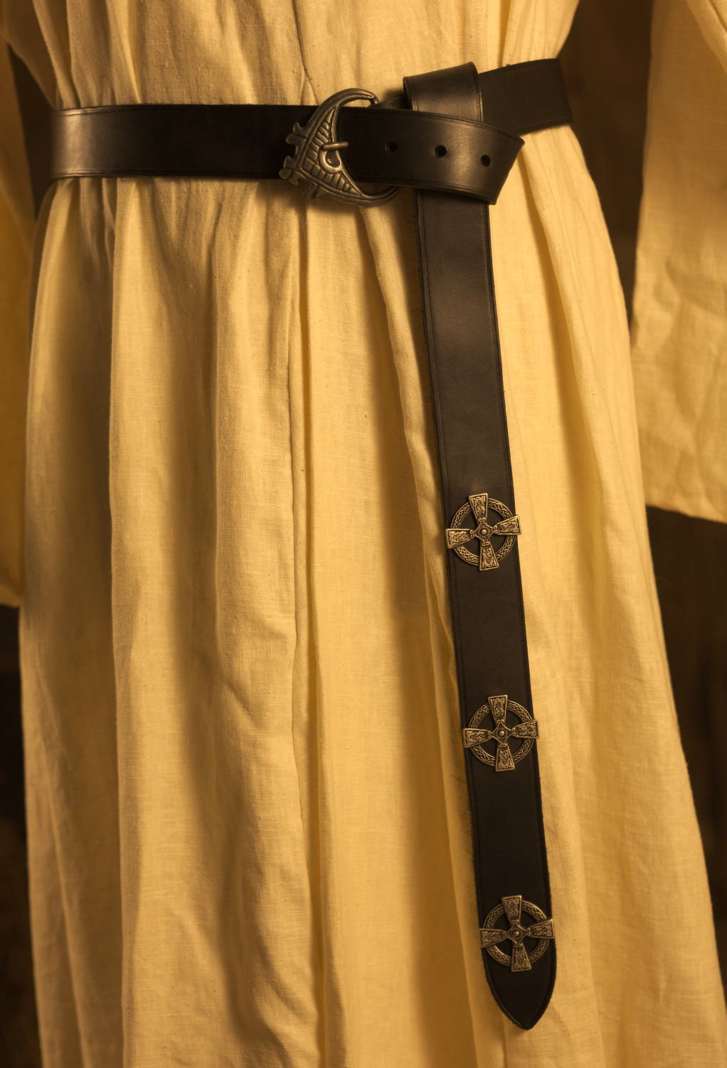 Langgürtel Keltenkönig Schwarz