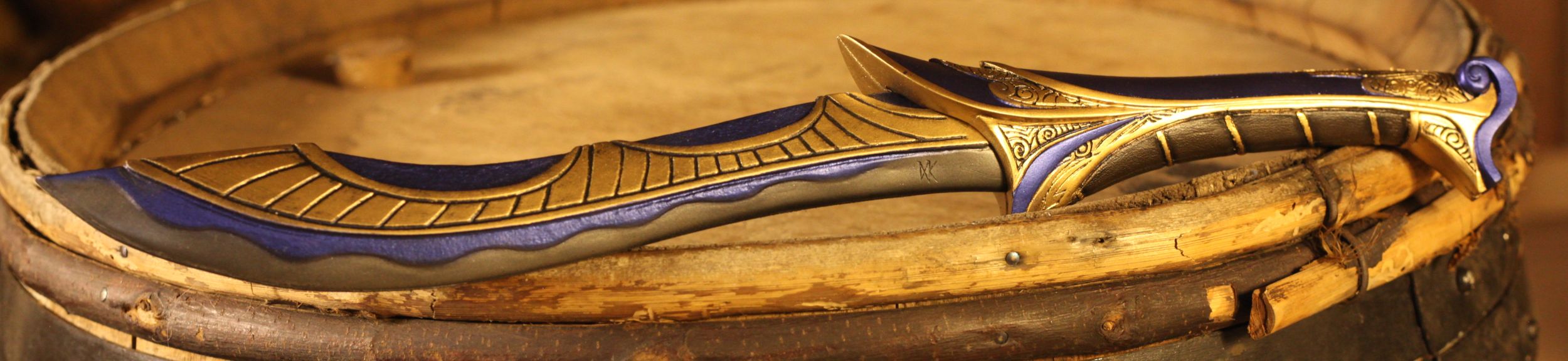 Elfendolch Nymrael blau 47cm