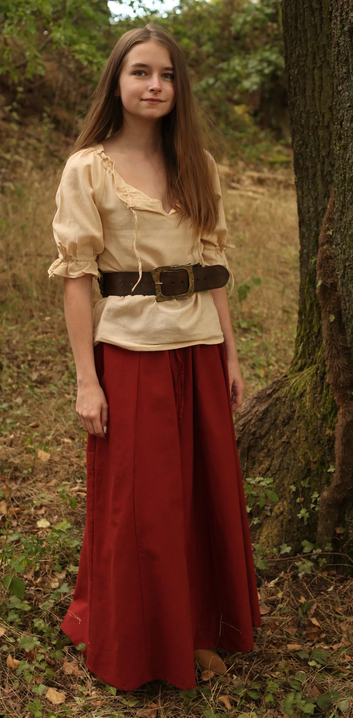 Mittelalterbluse, kurze Ärmel
