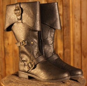 Black Pirate Boots