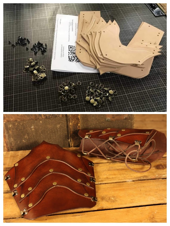 LARP Armschienen Draco DIY Bausatz