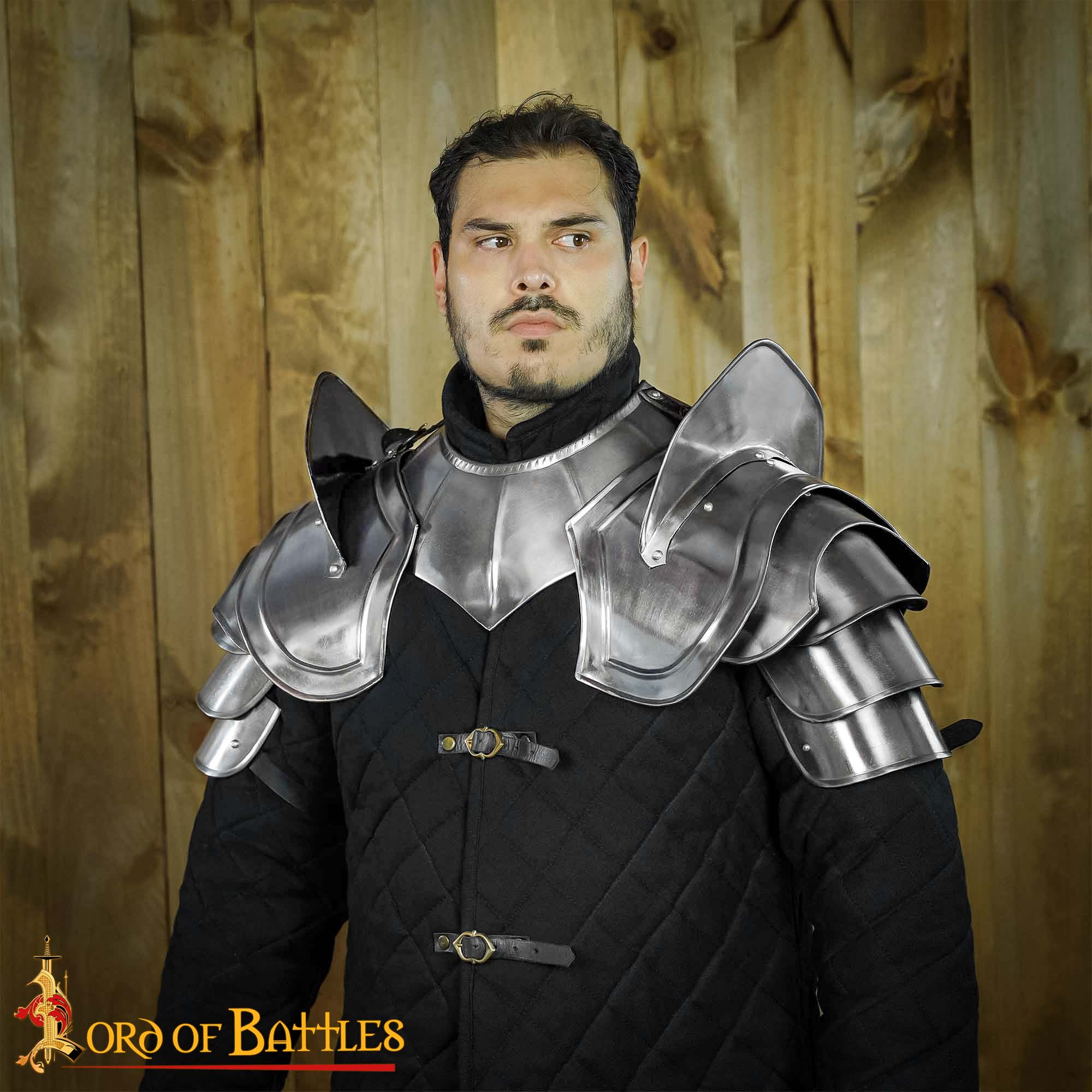 Fantasy Stahlschulterpanzer