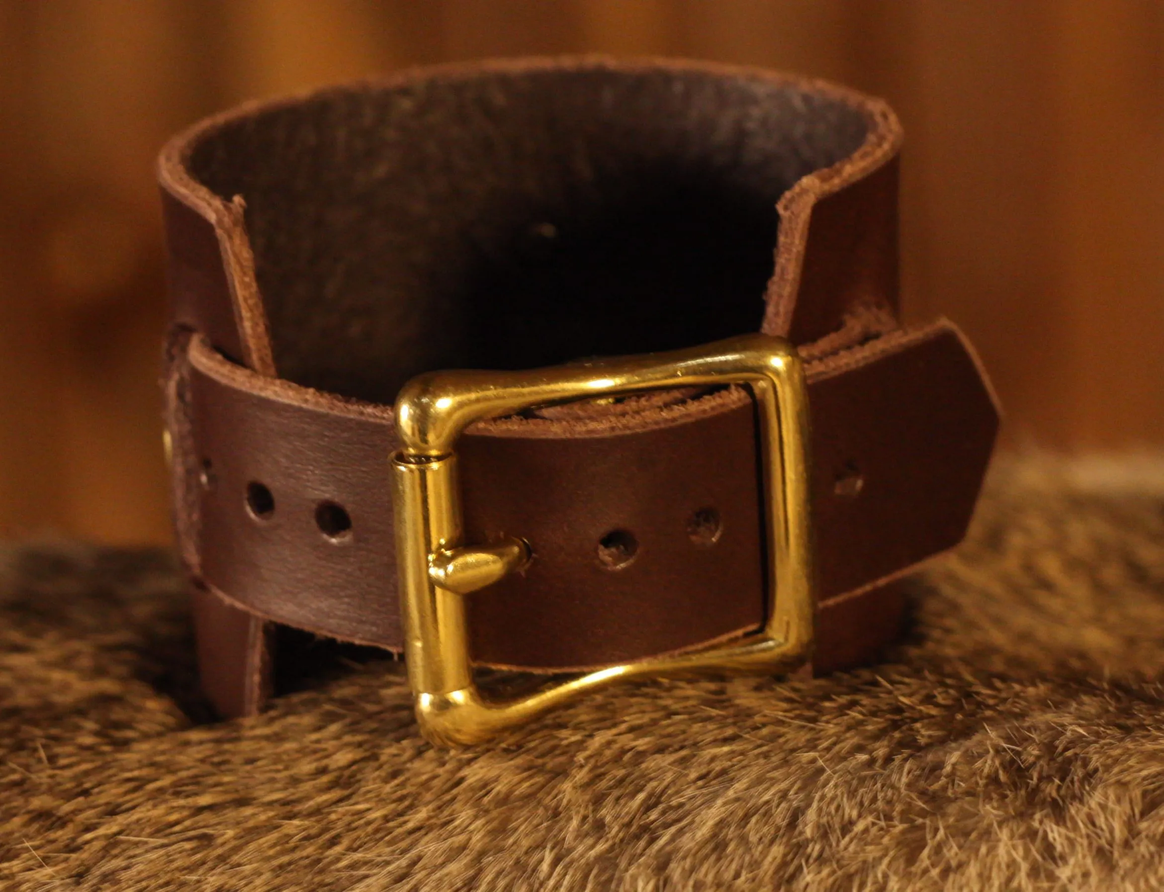 Lederarmband 6cm, einfach