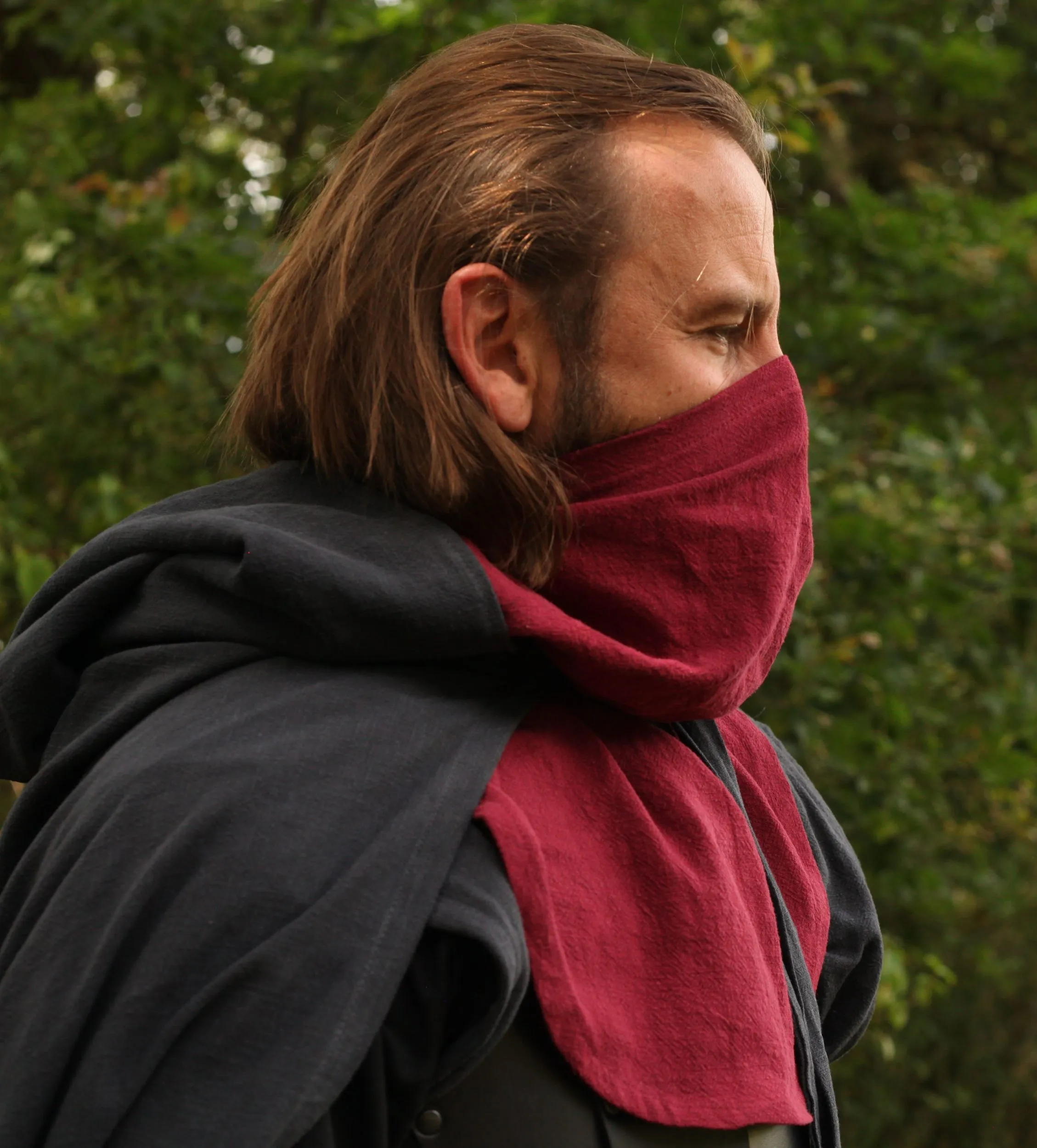 Leinen Gesichtsmaske