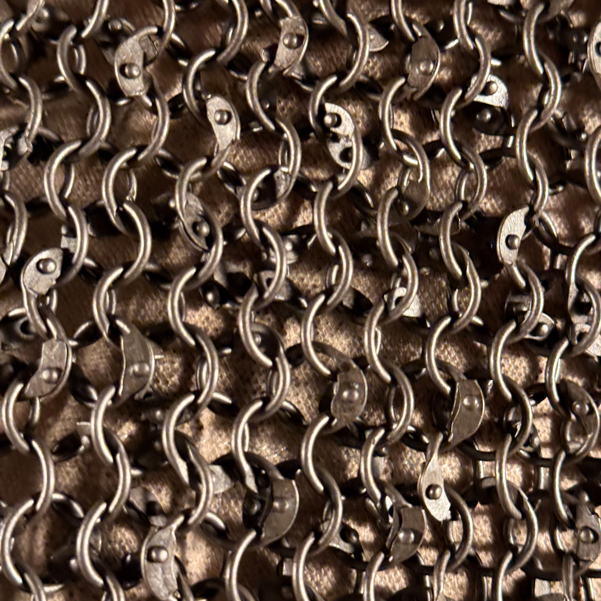 Kettenhemd Haubergeon Rundring Vernietet 10mm