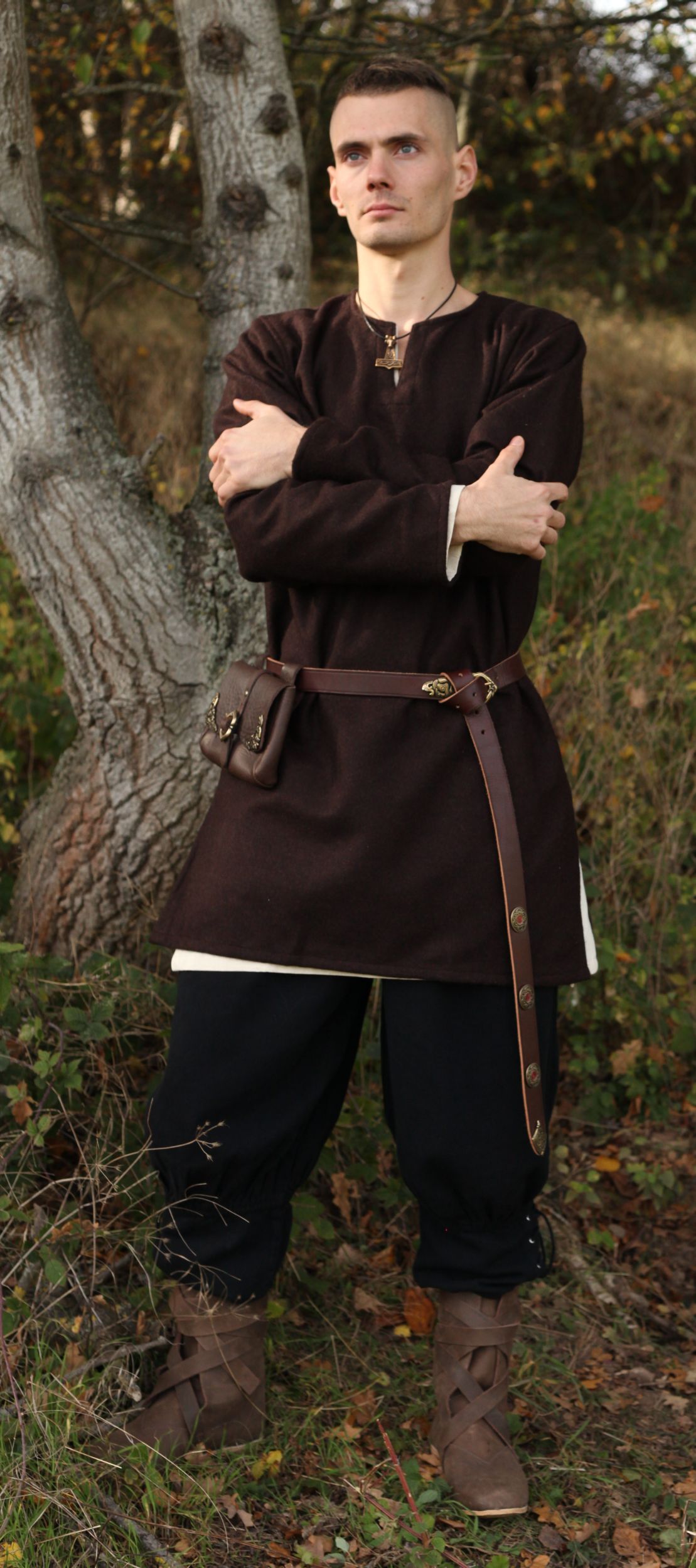 Wolltunika Lodin Braun