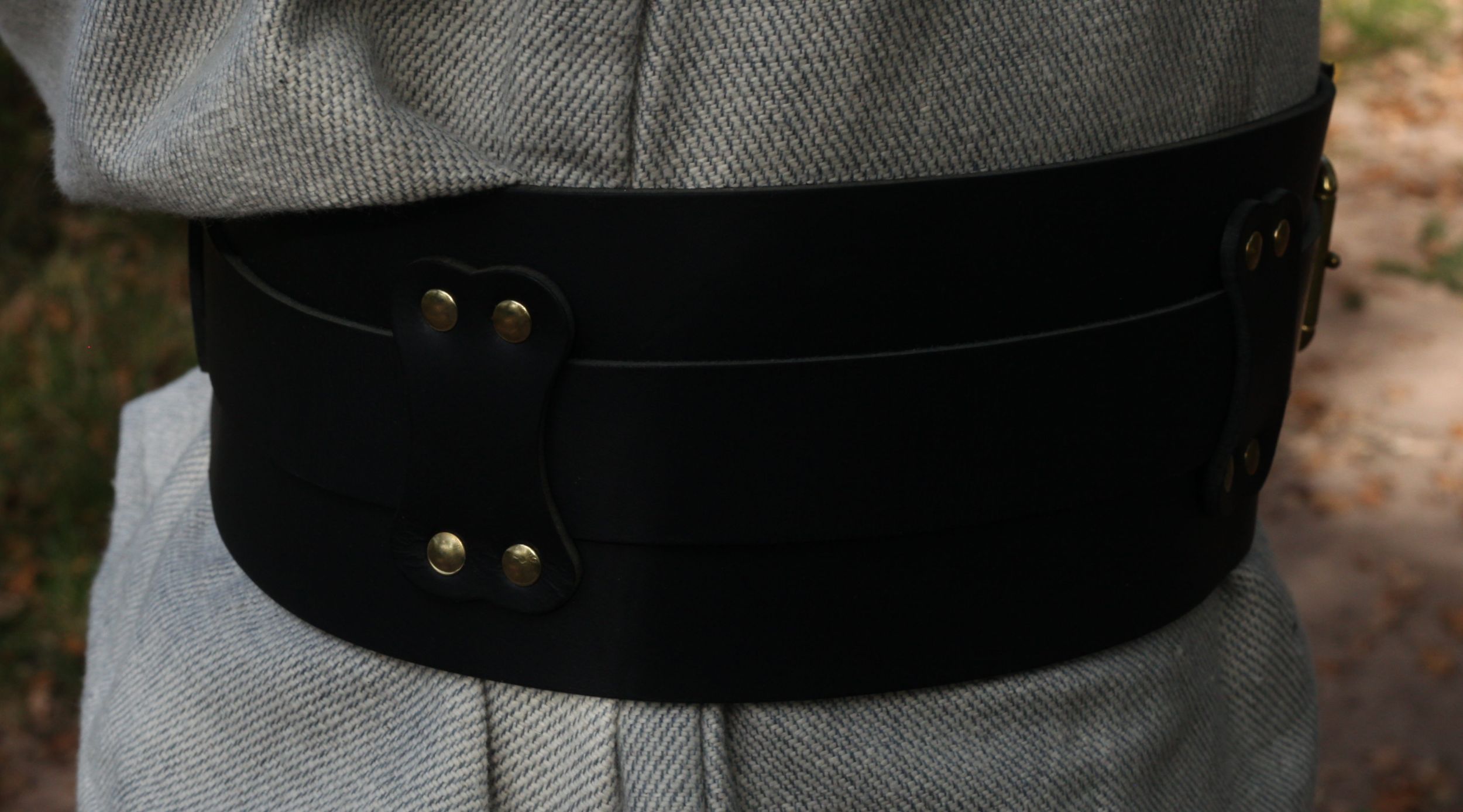 Breiter LARP Heldengürtel aus Leder