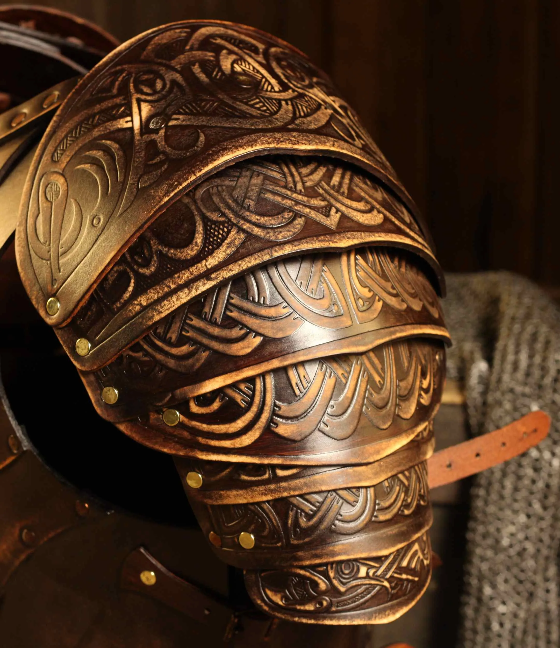 LARP Schulterrüstung Vendel