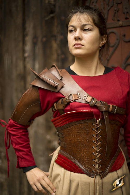 Braune Schulterrüstung M