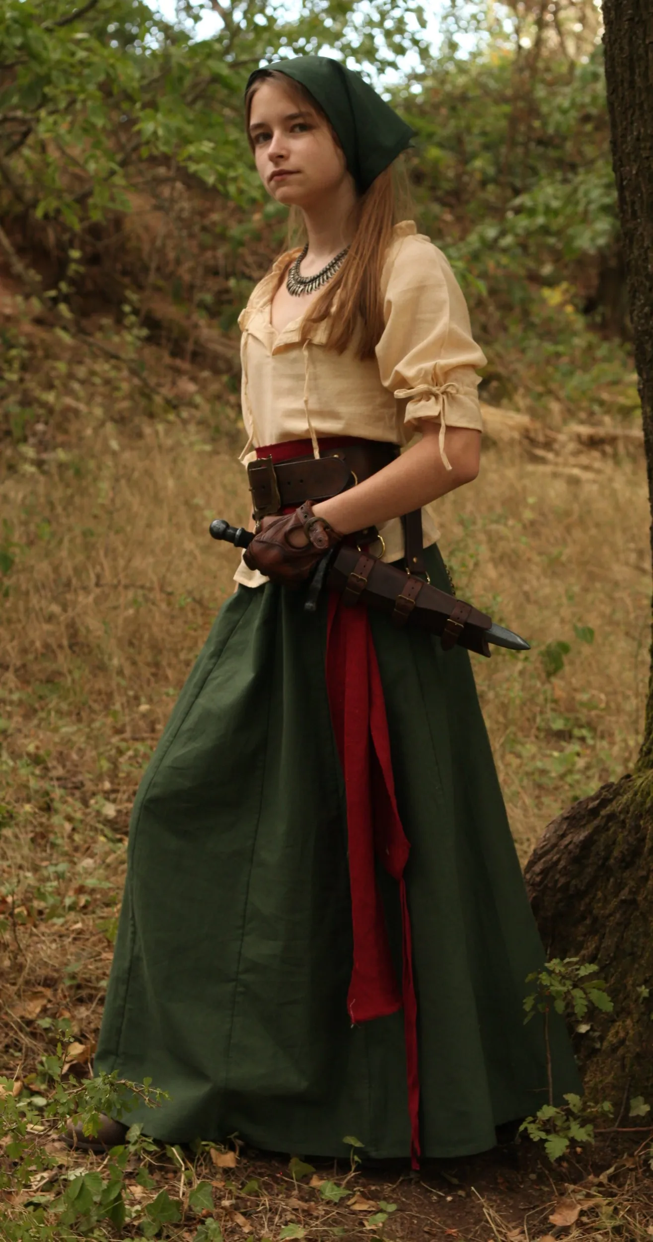 LARP Komplettoutfit Streunerin